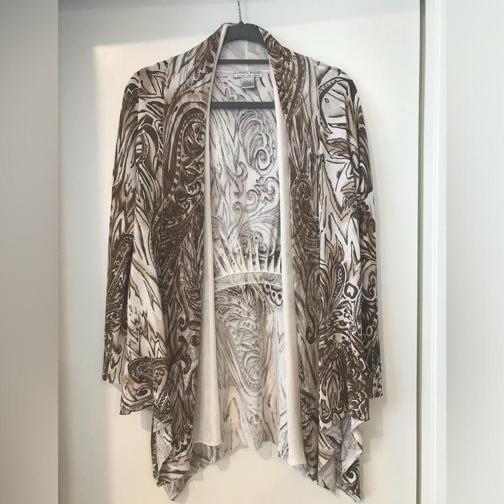Alberto Makali open front cardigan SZ L